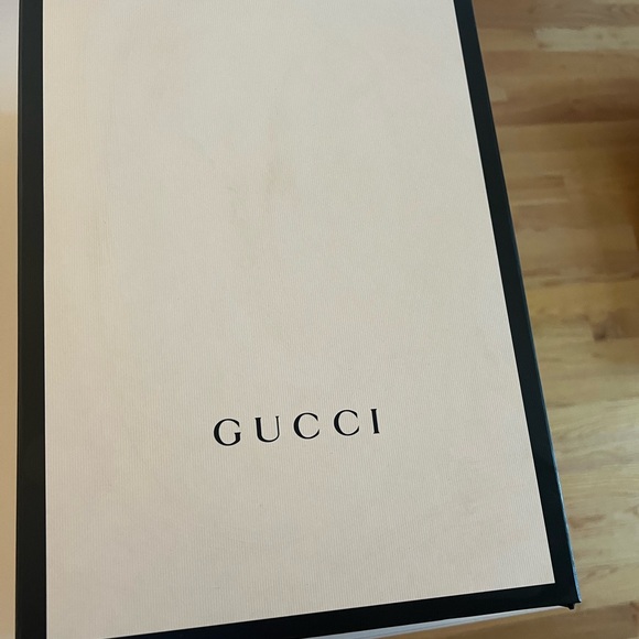 Gucci GG Supreme monogram Napa short logo lace up boots with platform. Size 36.5 - Picture 9 of 9